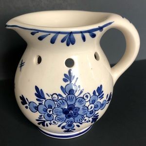 Delft Blue Wax Melt Warmer - Floral